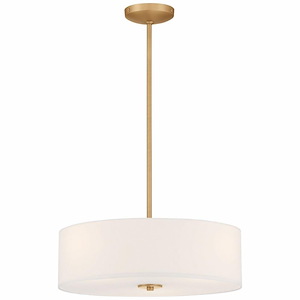 Mid Town - 78W 3 LED Pendant In Transitional Style-5.5 Inches Tall and 18 Inches Wide
