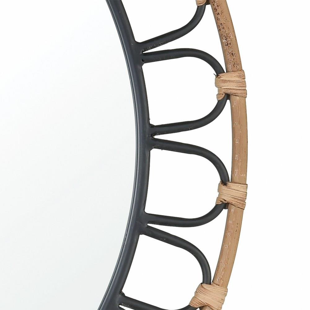 Bailey Street Home 2499BEL4347052 Coastal Farmhouse Round Mirror