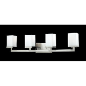 Cliff Hawthorns - 4 Light Bathroom Light in Fusion Style - 33.25 Inches Wide by 8 Inches High - 1262385