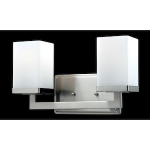 Cliff Hawthorns - 2 Light Bathroom Light in Fusion Style - 13.25 Inches Wide by 8 Inches High - 1259807
