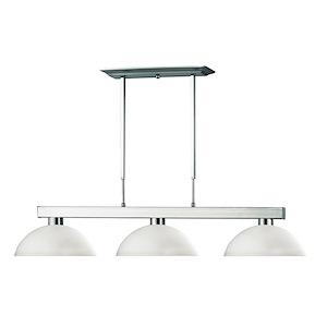 Carleton Fold-3 Light Island/Billiard in Billiard Style-14 Inches Wide by 8 Inches High - 1259714