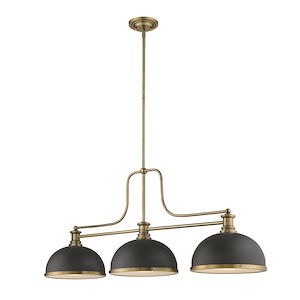 Hoover Drive - 3 Light Chandelier in Restoration Style - 13.25 Inches Wide by 21 Inches High - 1257554