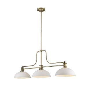 Hoover Drive - 3 Light Chandelier in Restoration Style - 13.25 Inches Wide by 21 Inches High - 1257123
