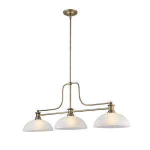 Hoover Drive - 3 Light Chandelier in Restoration Style - 13.25 Inches Wide by 21 Inches High - 1257671