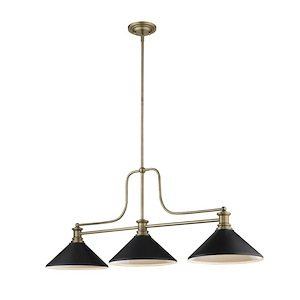 Hoover Drive - 3 Light Chandelier in Restoration Style - 13.25 Inches Wide by 21 Inches High - 1258747