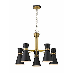 Stroykins Close - 5 Light Chandelier In Modern Style-20 Inches Tall and 27 Inches Wide - 1258794