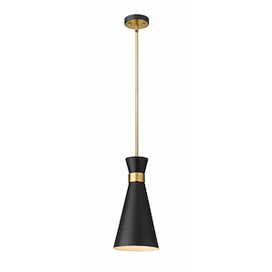 Stroykins Close - 1 Light Pendant in Linear Style - 8 Inches Wide by 16.75 Inches High - 1257356