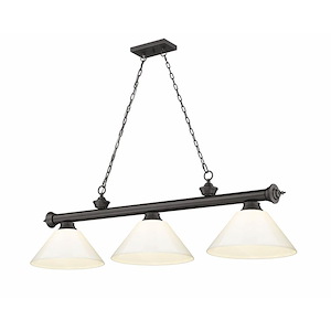 Frodingham South Road - 3 Light Billiard In Traditional and Classical Style-18.75 Inches Tall and 14 Inches Wide - 1258720