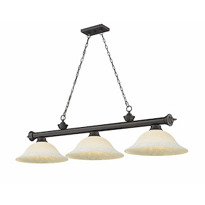 Frodingham South Road - 3 Light Billiard In Traditional and Classical Style-18.75 Inches Tall and 14 Inches Wide - 1258356