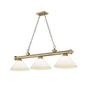 Frodingham South Road - 3 Light Billiard In Traditional and Classical Style-18.75 Inches Tall and 14 Inches Wide - 1259174