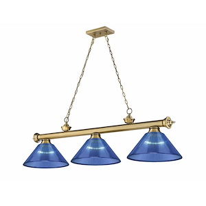 Frodingham South Road - 3 Light Billiard In Traditional and Classical Style-18.75 Inches Tall and 14 Inches Wide - 1258421