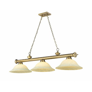 Frodingham South Road - 3 Light Billiard In Traditional and Classical Style-18.75 Inches Tall and 14 Inches Wide - 1257874