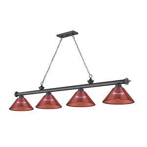 Frodingham South Road - 4 Light Billiard In Traditional and Classical Style-18.75 Inches Tall and 14 Inches Wide - 1258514