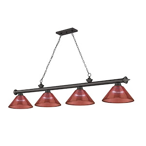 Frodingham South Road - 4 Light Billiard In Traditional and Classical Style-18.75 Inches Tall and 14 Inches Wide - 1258483