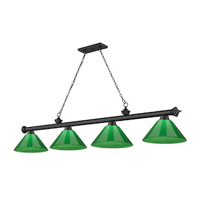 Frodingham South Road - 4 Light Billiard In Traditional and Classical Style-18.75 Inches Tall and 14 Inches Wide - 1258604