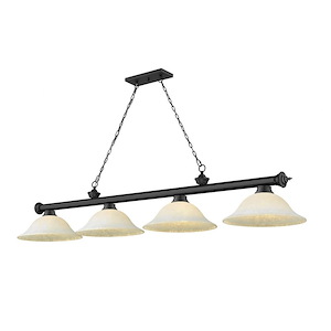 Frodingham South Road - 4 Light Billiard In Traditional and Classical Style-18.75 Inches Tall and 14 Inches Wide - 1259233