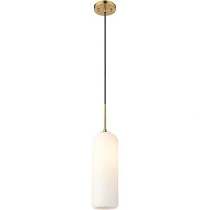 Golf Knoll - 1 Light Pendant In Mid-Century Style-22 Inches Tall and 5.25 Inches Wide - 1257502