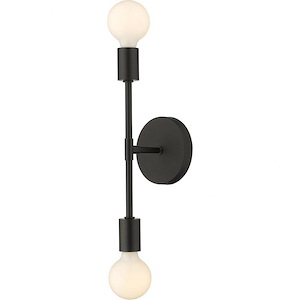Hampshire Ridge - 2 Light Wall Sconce In Sleek Style-14.75 Inches Tall and 5 Inches Wide - 1261526