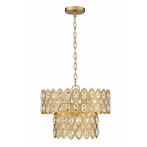 Partridge Grove - 5 Light Pendant-12.25 Inches Tall and 15.75 Inches Wide - 1287223