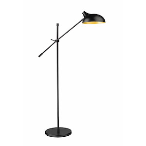 Darley Ground - 1 Light Floor Lamp In Mid-Century Modern Style-52 Inches Tall and 12.75 Inches Wide - 1287327