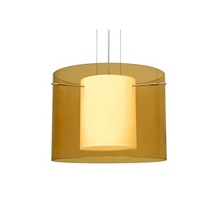 Pahu 16-One Light Cable Pendant with Flat Canopy-15.75 Inches Wide by 11.75 Inches High