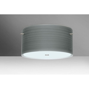 Tamburo 3 Light Semi-Flush Mount-15.75 Inches Wide by 7.88 Inches High