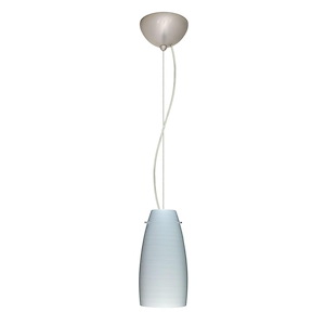 Tao 10-One Light Cord Pendant with Flat Canopy-5.13 Inches Wide by 10.75 Inches High