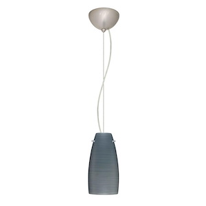 Tao 10-One Light Cord Pendant with Flat Canopy-5.13 Inches Wide by 10.75 Inches High