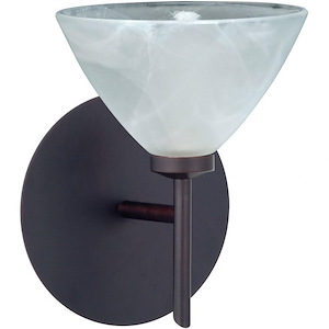Domi-One Light Mini Wall Sconce-5 Inches Wide by 6.25 Inches High
