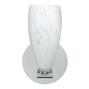 Karli-One Light Wall Sconce-5 Inches Wide by 9.63 Inches High