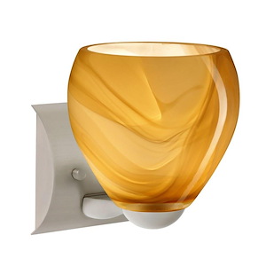 Bolla - 1 Light Mini Wall Sconce In Contemporary Style-6.88 Inches Tall and 5.88 Inches Wide