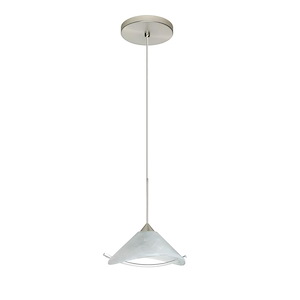 Hoppi-One Light Cord Pendant with Flat Canopy-5.5 Inches Wide by 2.75 Inches High