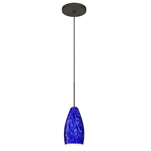 Bess best Lighting 1XC-719819-SN LV Karli Pendant-Dome Canopy-Carrera Glass-Sat Nicke