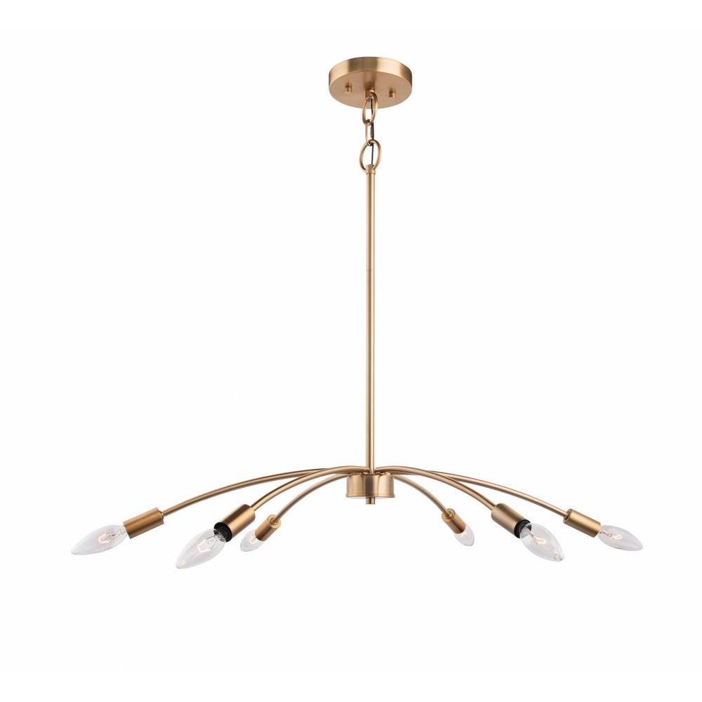 Brio Lighting - NI106G - Nimbus - 6 Light chandelier In