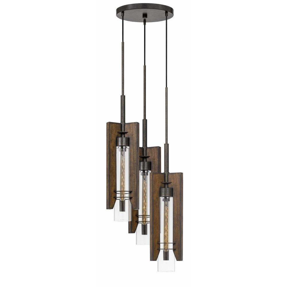 Almeria - 3 Light Pendant-38 Inches Tall and 14.4 Inches Wide