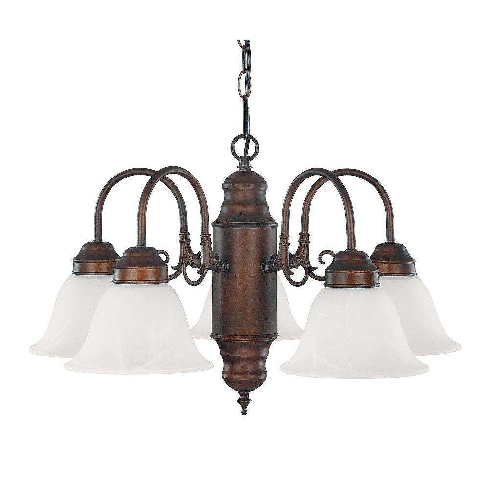 Chandelier 3 Light Burnished Bronze