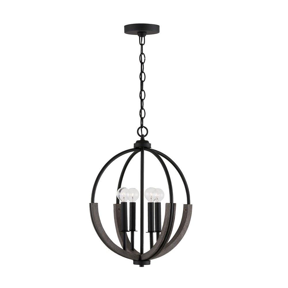 Capital Lighting - 347642CK - Clive - 4 Light Pendant In Capital Lighting - 347642CK - Clive - 4 Light Pendant In