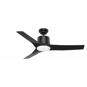Piston - 3 Blade 52 Inch Ceiling Fan with Handheld Control in Casual Modern Style and includes 3 Motor Speed settings - 1010140