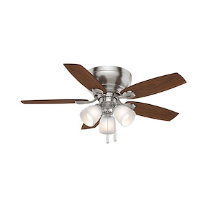 Durant - 5 Blade 44 Inch Ceiling Fan With Pull Chain Control In Traditional Style And Includes 5 Motor Speed Settings - 384156