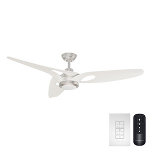 Inez - 3 Blade Ceiling Fan with Light Kit-14.89 Inch Tall and 60 Inch Wide