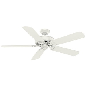 Panama - 5 Blade 54 Inch Ceiling Fan with Wall Control in Rustic Farmhouse Style and includes 5 Motor Speed settings