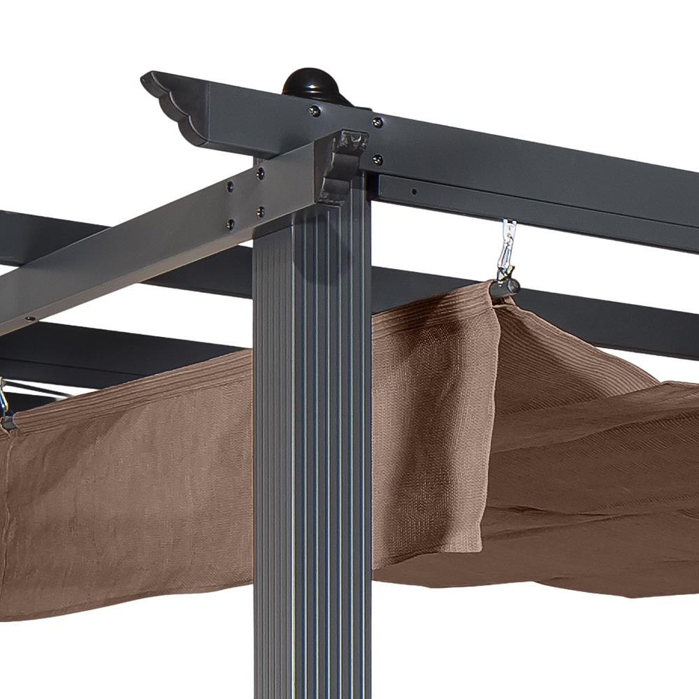 Coolaroo - aurora - Aurora Pergola 8 Foot 9 Inch by 9 Foot 1 Inch