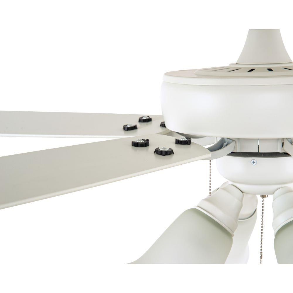 Craftmade Lighting - TCE52C4-C - Twist N Click - 5 Blade Ceiling Fan ...