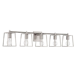Dunn - 5 Light Bath Vanity In Transitional Style-7.88 Inches Tall and 40.88 Inche Wide