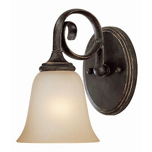 Barret Place 1 Light Light Vanity - 6 inches wide by 9.5 inches high