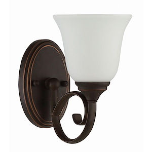 Barrett Place - One Light Wall Sconce - 6 inches wide by 9.5 inches high