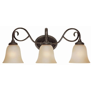 Barret Place 3 Light Light Vanity - 24 inches wide by 9.5 inches high