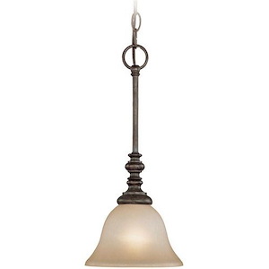 Barret Place - One Light Mini Pendant - 7.5 inches wide by 17 inches high
