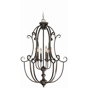Barret Place - Six Light Foyer - 24 inches wide by 36 inches high - 602598