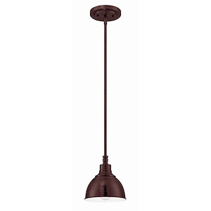 Timarron - One Light Mini-Pendant - 7 inches wide by 52.5 inches high